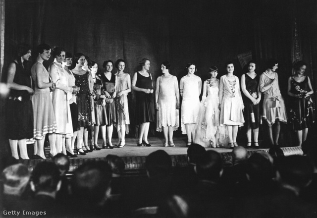 Az 1929-es Miss Európa verseny döntője Párizsban