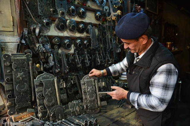 Lakatos mester Safranbolu városának iparos negyedében