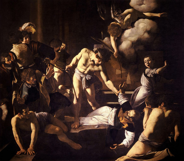 Caravaggio Szent Máté mártíromsága című festménye