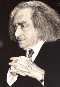 Faludy György portréja. Bahget Iskander felvétele