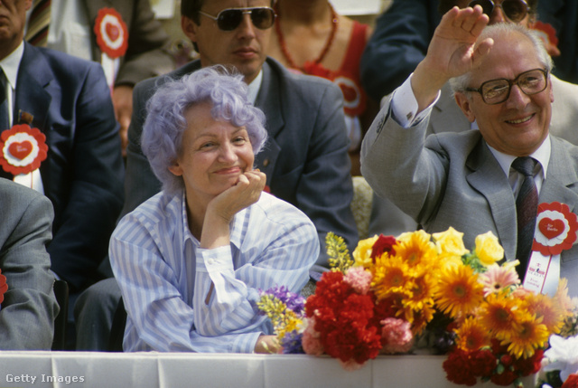 Honecker és felesége, a „lila hajú boszorkány”