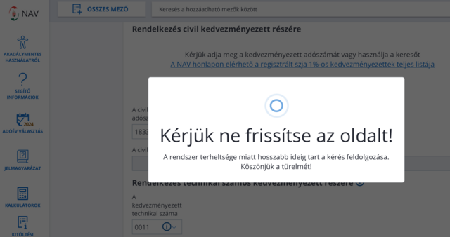 Az eSZJA-hoz ma türelem kell, ha adóbevallást redneznénk