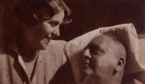 Heltai Jenő második feleségével, Gách Lillával 1927-ben