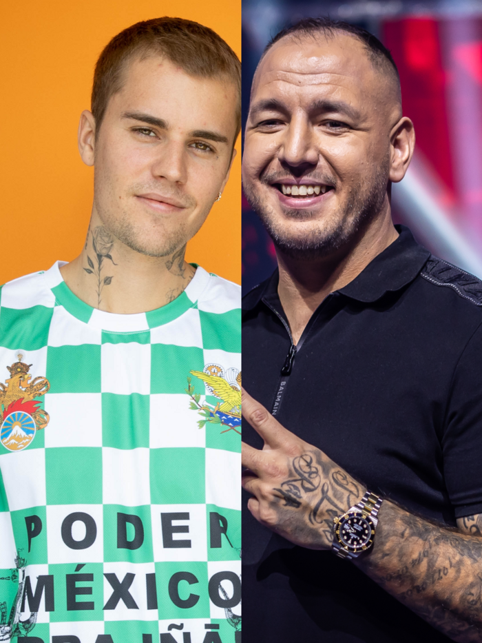 Justin Bieber dekázgatott, Curtis talpig feketében posztolt
