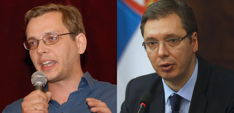 Kőhalmi Zoltán és Aleksandar Vučić