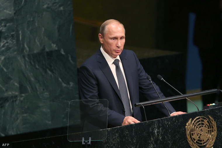 Putyin az ENSZ-ben szeptember 28-án