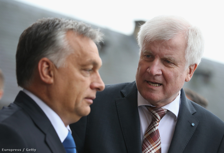 Orbán Viktor és Horst Seehofer