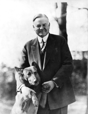 Herbert Hoover és kutyája