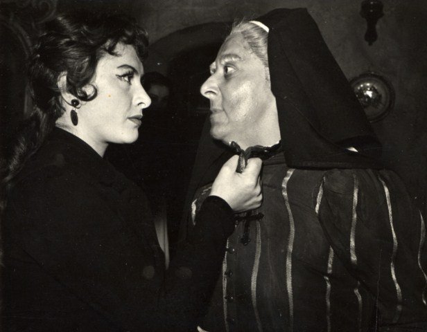 Berek Kati és Gobbi Hilda – Lorca: Bernarda Alba háza, Katona József Színház, 1955