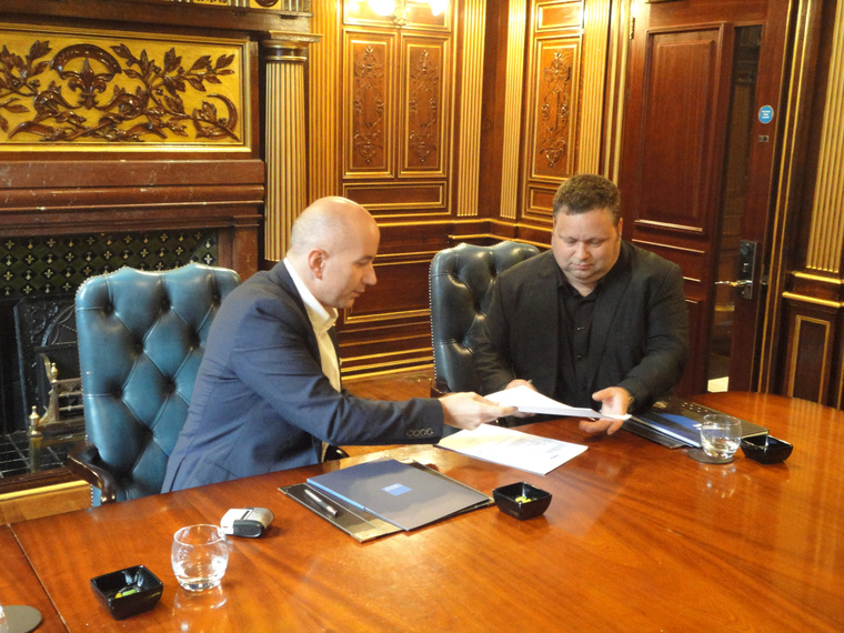 Herczeg Tamás és Paul Potts Londonban