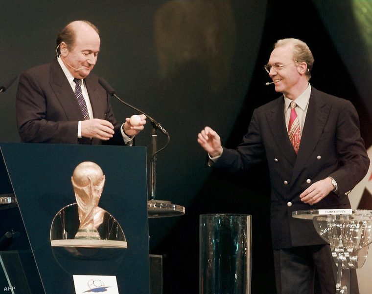 Joseph Blatter és Franz Beckenbauer 1997-ben
