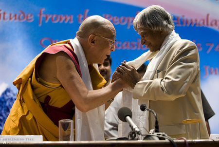 Kalam a dalai láma társaságában
