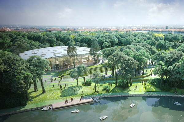 Magyar Zene Háza látványterv (Sou Fujimoto Architects)