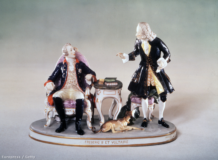 Voltaire és II. Frigyes porosz király.