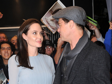 Angelina Jolie és férje nyilvánosan demonstrálták boldog házasságuk