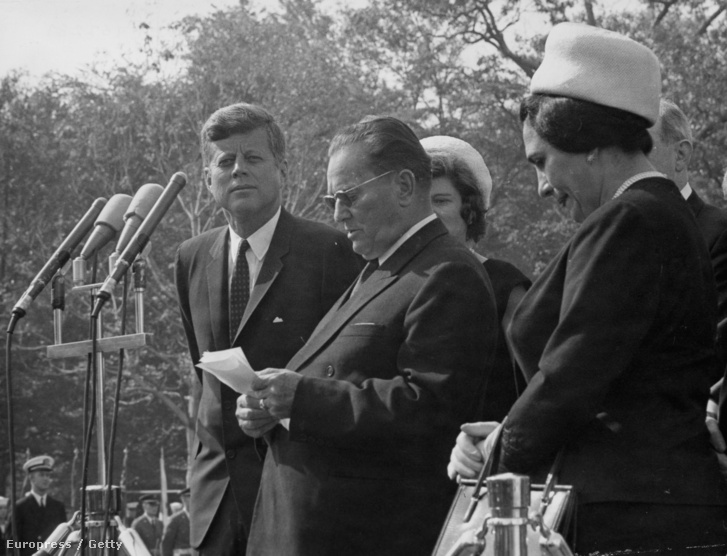 1963-ban, Washingtonban John F. Kennedyvel