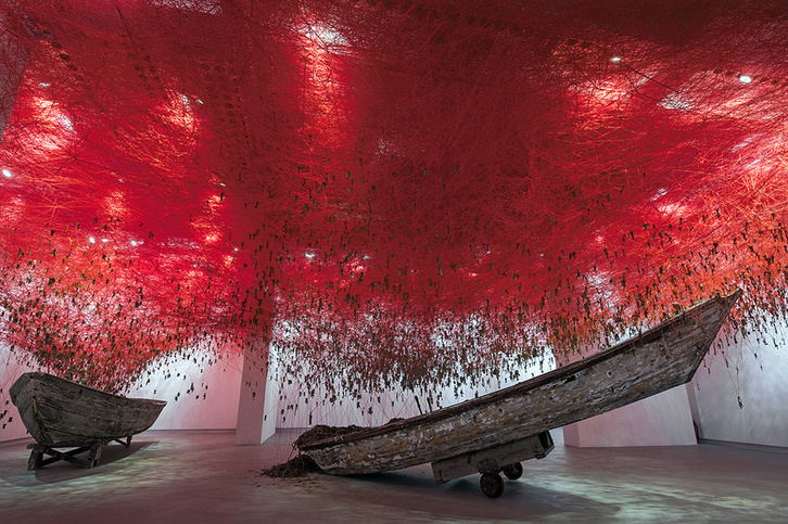 Chiharu Shiota alkotása