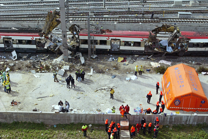 A madridi vonatrobbantás 2004-ben, ahol 173 ember vesztette életét