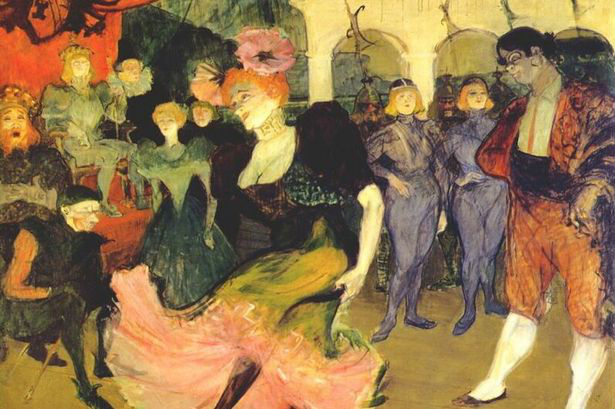 Marcelle-Lender bolerót táncol a Chilperic-ben (1895)