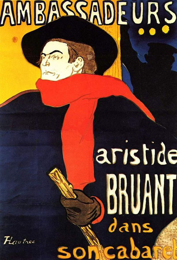 Aristide Bruant az Ambassadeurs-ben (1892)
