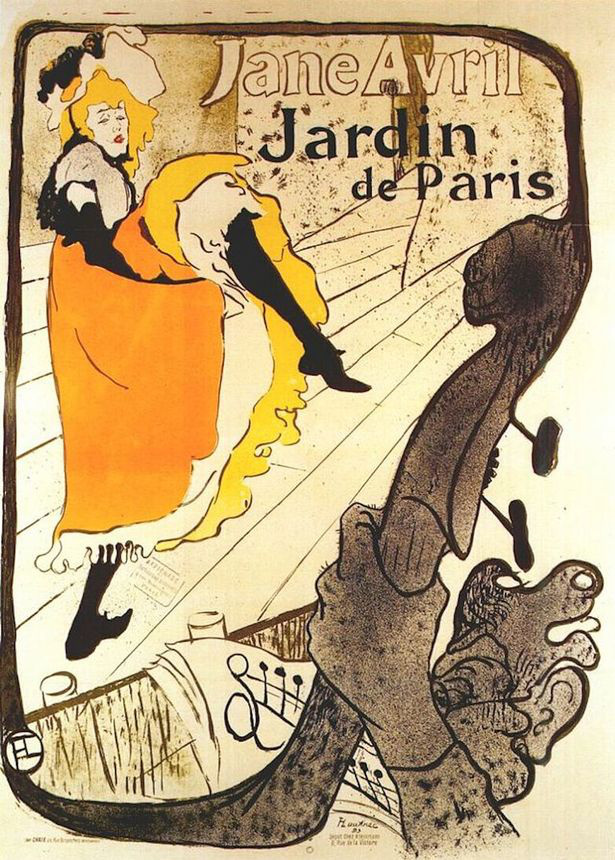 Jane Avril tánc közben (1893)