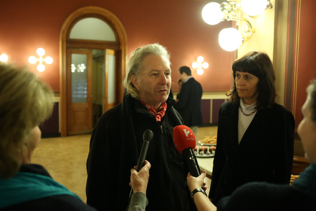 Wayne Eagling koreográfus a sajtótájékoztatón