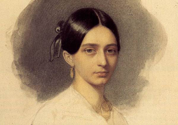 Clara Wieck (Schumann) 1840-ben