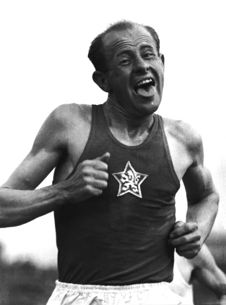 Hemző Károly: Emil Zatopek,1954