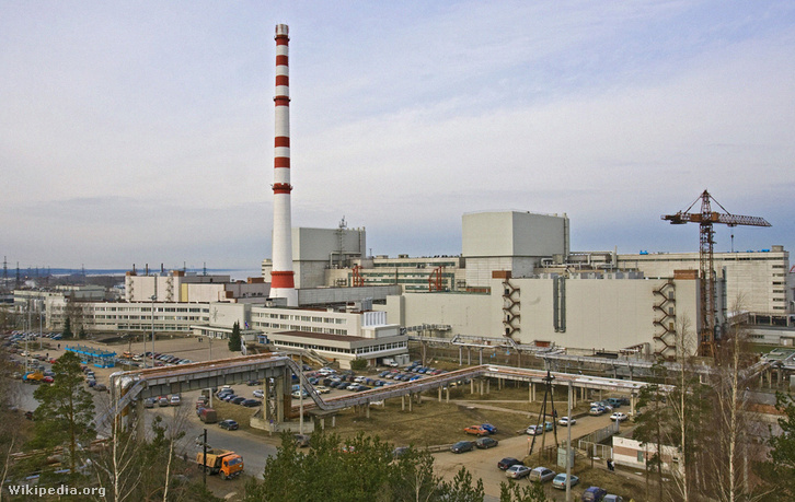A Leningrád megyei Szosznovij Borban lévő atomerőmű