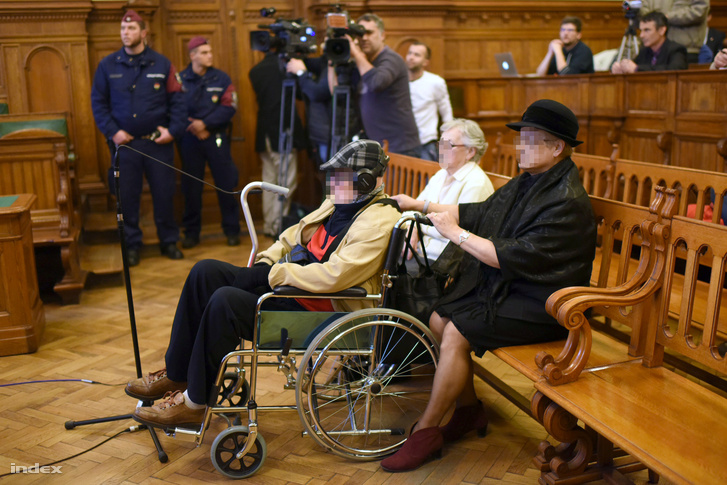 Biszku Béla a bíróságon, 2015. december 17-én.