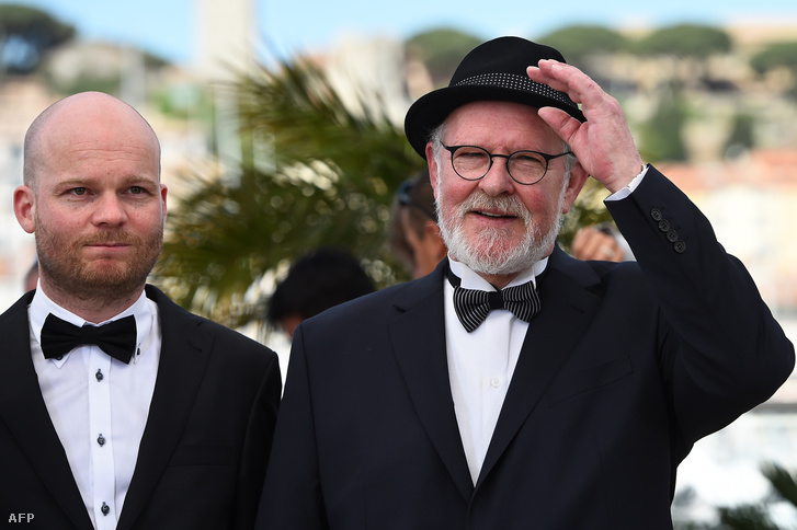 Grímur Hákonarson és Theodor Juliusson a 68. Cannes-i fimfesztiválon, 2015. május 15-én.