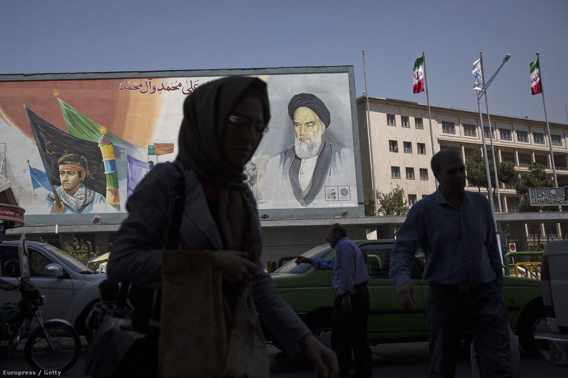 Teheráni utcakép
