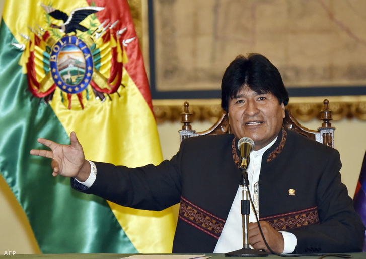 Evo Morales bolíviai elnök