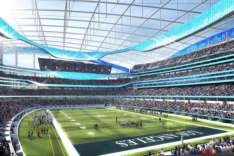 A Rams és a Chargers közös stadionja 2019-re készül majd el
