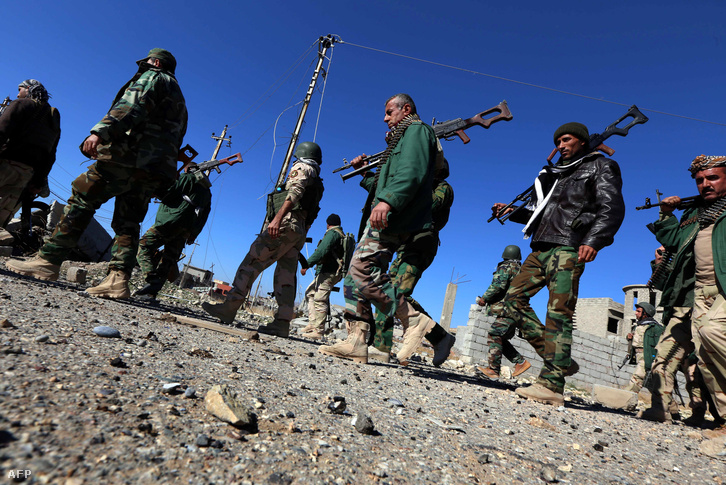 Pesmerga katonák Szíriában 2015. november 13-án.