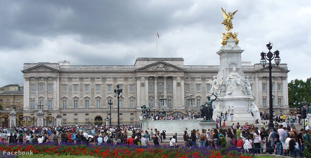 A Buckingham-palota Londonban.