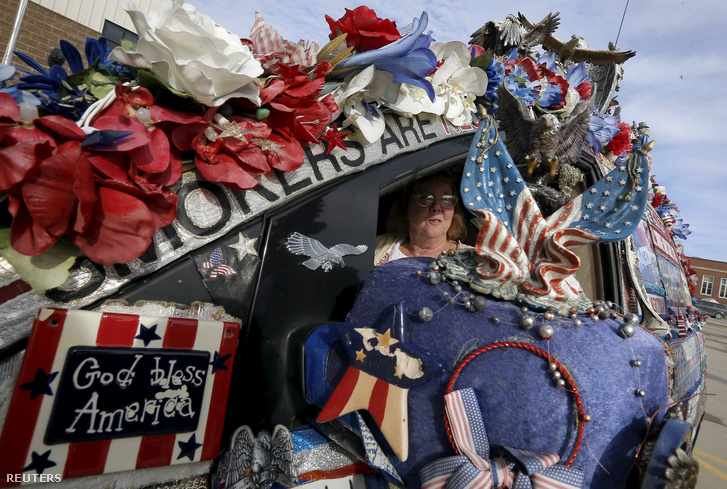 Linda Farley Ted Cruz rajongó az iowai Jeffersonban