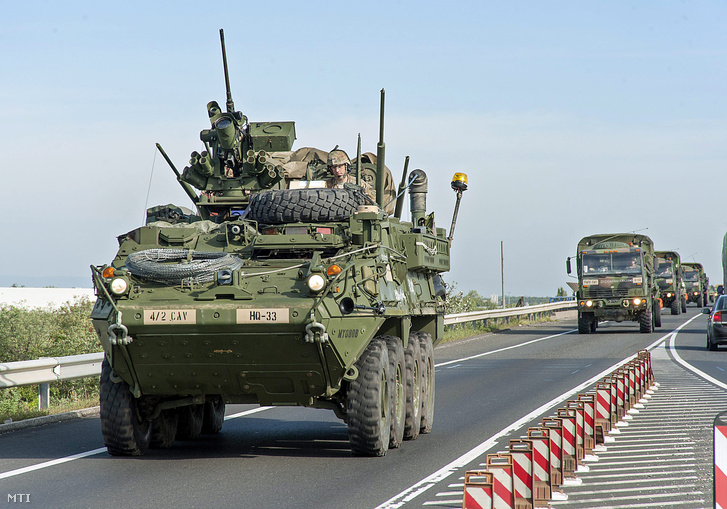 Nemzetközi NATO hadgyakorlat Magyarországon 2015. szeptember 16-án.