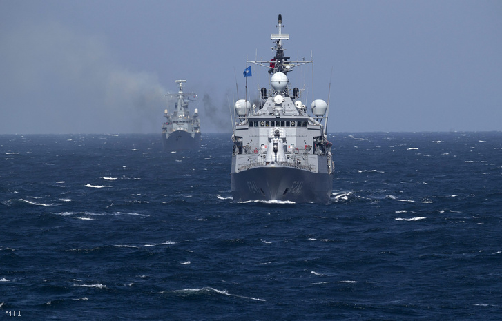NATO hadgyakorlat a Fekete-tengeren.