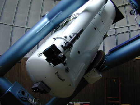 A felfedezések kulcsa: a 68 cm-es Schmidt-távcső.