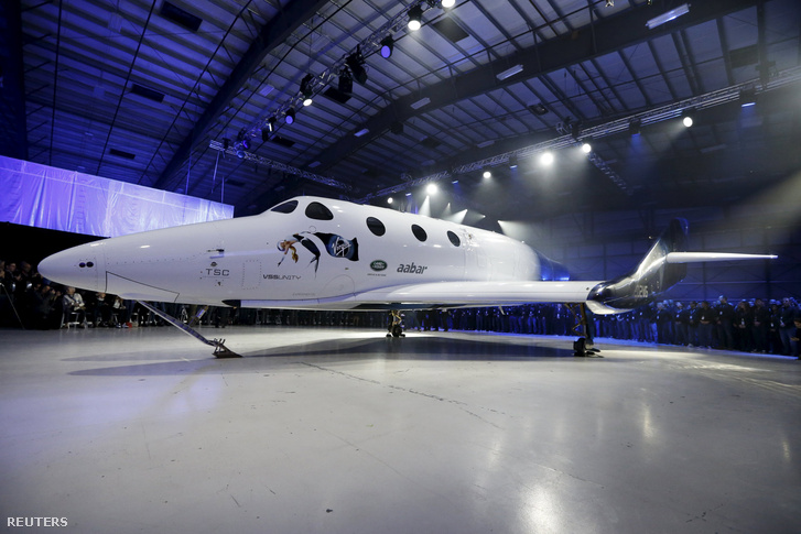 A SpaceShipTwo űrhajó új, Virgin Space Ship Unity (VSS Unity) elnevezésű modellje
