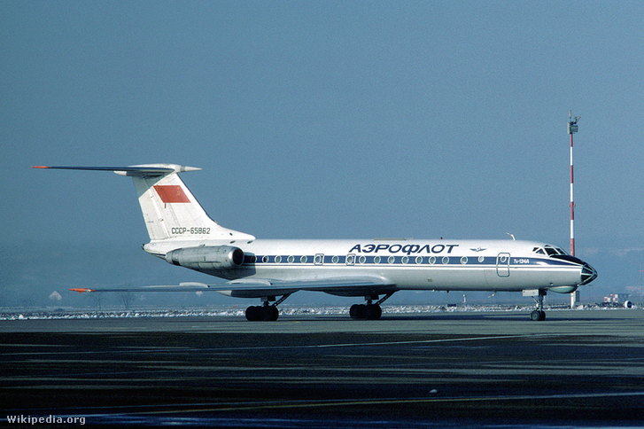 Aeroflot Tu-134A - a balesetben lezuhant gép ugyanez a típus volt