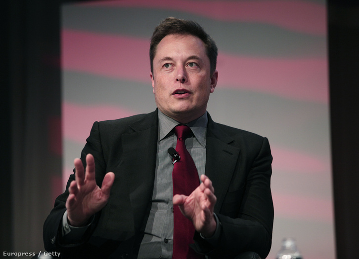 A Tesla- és SpaceX-főnök Elon Musk