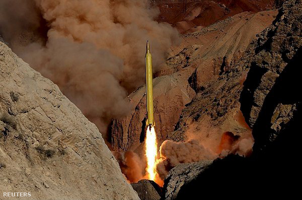Az iráni rakétateszt március 9-én.