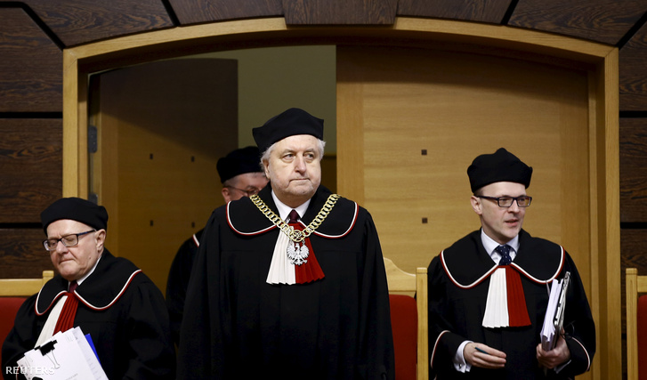 Andrzej Rzeplinski, a lengyel Alkotmánybíróság feje március 8-án Varsóban