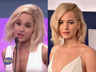 Ariana Grande úgy utánozta Jennifer Lawrence-t, ahogy Lawrence se tudná