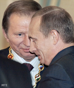 Leonyid Kucsma és Putyin