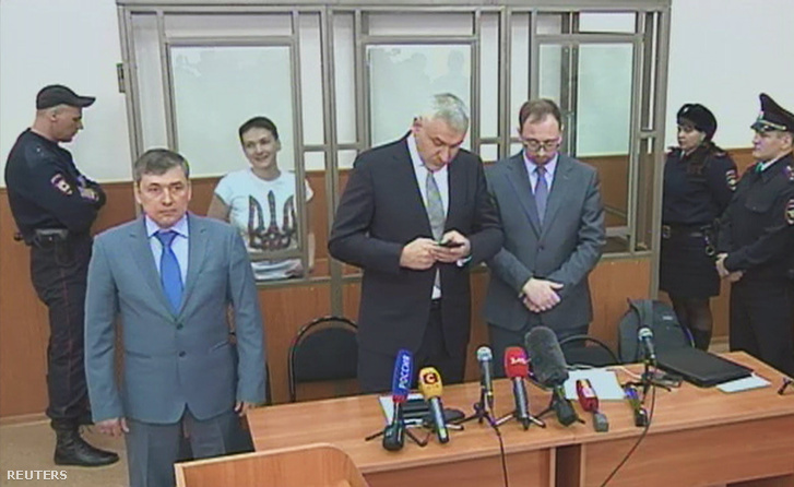 Nagyija Szavcsenko a bíróságon