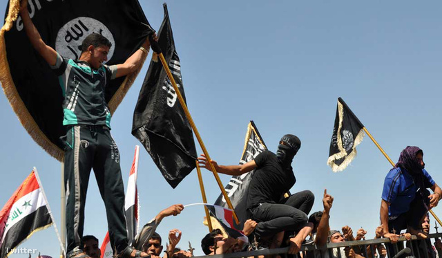 Isis harcosok Irakban