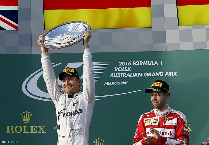 A győztes Rosberg és a harmadik Vettel Ausztráliában